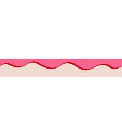 Scroll Border 5cm Wallpaper by Parker & Jules Brilliant Pink Scroll Border 5cm Wallpaper by Parker & Jules Brilliant Pink