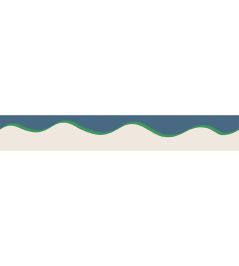 Scroll Border 5cm Wallpaper by Parker & Jules Day Blue Scroll Border 5cm Wallpaper by Parker & Jules Day Blue