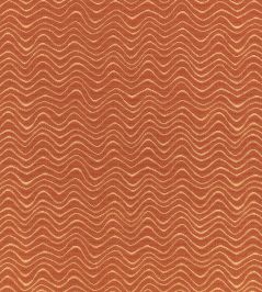 Scroll Fabric by Kirkby Design Terracotta Scroll Fabric by Kirkby Design Terracotta