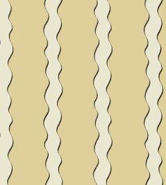 Scroll Stripe Fabric by Parker & Jules Butter Scroll Stripe Fabric by Parker & Jules Butter