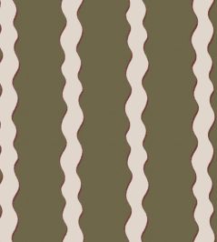Scroll Stripe Fabric by Parker & Jules Hunter Scroll Stripe Fabric by Parker & Jules Hunter