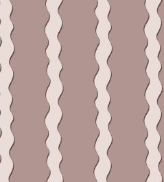 Scroll Stripe Fabric by Parker & Jules Plaster Scroll Stripe Fabric by Parker & Jules Plaster