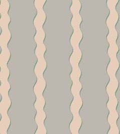 Scroll Stripe Fabric by Parker & Jules Verdigris Scroll Stripe Fabric by Parker & Jules Verdigris