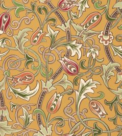 Scrolling Tulip Wallpaper by Morris & Co Gold Scrolling Tulip Wallpaper by Morris & Co Gold
