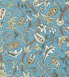Scrolling Tulip Wallpaper by Morris & Co Woad/Thyme Scrolling Tulip Wallpaper by Morris & Co Woad/Thyme