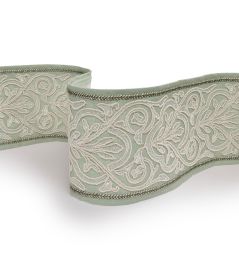Scrollwork Trimming by James Hare French Grey Scrollwork Trimming by James Hare French Grey