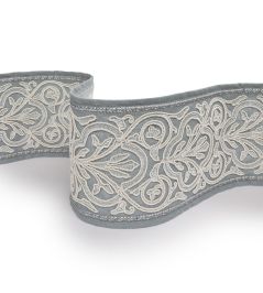 Scrollwork Trimming by James Hare Lovat Blue Scrollwork Trimming by James Hare Lovat Blue