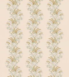 Sea Aster Fabric by GP & J Baker Aqua Sea Aster Fabric by GP & J Baker Aqua