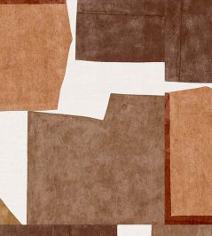Sea Collage Vinyl Wallpaper by Christopher Farr Cloth Rust Sea Collage Vinyl Wallpaper by Christopher Farr Cloth Rust