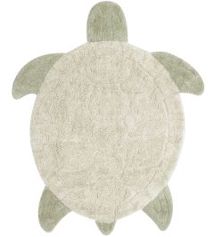 Sea Turtle Rug by Lorena Canals Natural/Olive Sea Turtle Rug by Lorena Canals Natural/Olive