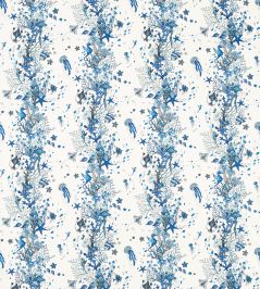 Seaforest Fabric by Clarke & Clarke Blue Seaforest Fabric by Clarke & Clarke Blue