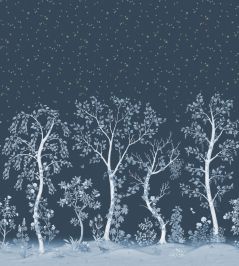 Seasonal Woods Mural by Cole & Son Midnight Seasonal Woods Mural by Cole & Son Midnight
