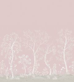 Seasonal Woods Mica Mural by Cole & Son Rose Quartz Pearl Seasonal Woods Mica Mural by Cole & Son Rose Quartz Pearl