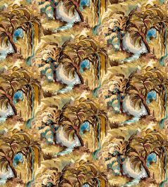 Secret Lagoon Baby Fabric by Arley House Henna Secret Lagoon Baby Fabric by Arley House Henna