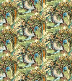Secret Lagoon Baby Fabric by Arley House Viridian Secret Lagoon Baby Fabric by Arley House Viridian