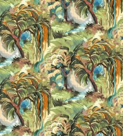 Secret Lagoon Midi Fabric by Arley House Viridian Secret Lagoon Midi Fabric by Arley House Viridian