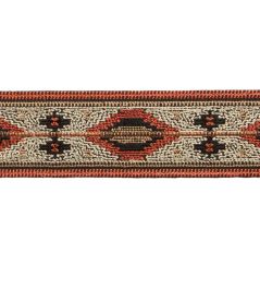 Sedona Embroidered Border Trimming by Samuel & Sons Pinon Sedona Embroidered Border Trimming by Samuel & Sons Pinon