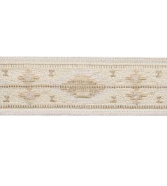 Sedona Embroidered Border Trimming by Samuel & Sons White Sands Sedona Embroidered Border Trimming by Samuel & Sons White Sands