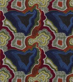 Seigaiha Loca Fabric by Christian Lacroix Oscuro Seigaiha Loca Fabric by Christian Lacroix Oscuro