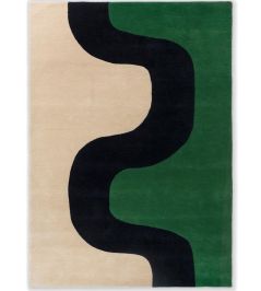 Seireeni Rug by Marimekko Green Seireeni Rug by Marimekko Green