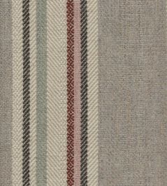 Selsley Stripe Fabric by Lewis & Wood Heather Selsley Stripe Fabric by Lewis & Wood Heather