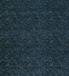 Selva Fabric by Clarke & Clarke Midnight/Gold Selva Fabric by Clarke & Clarke Midnight/Gold