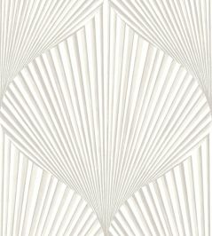 Semiramis Wallpaper by Casadeco Blanc Coton Semiramis Wallpaper by Casadeco Blanc Coton