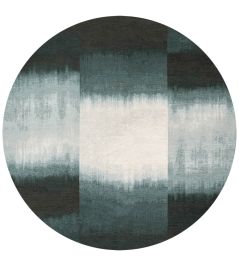 Sendai Round Rug by Louis De Poortere Deep Water Sendai Round Rug by Louis De Poortere Deep Water