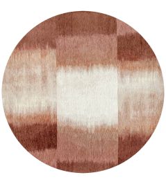 Sendai Round Rug by Louis De Poortere Rosebud Sendai Round Rug by Louis De Poortere Rosebud