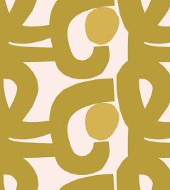 Seppel Metallic Wallpaper by Marimekko Ochre Seppel Metallic Wallpaper by Marimekko Ochre