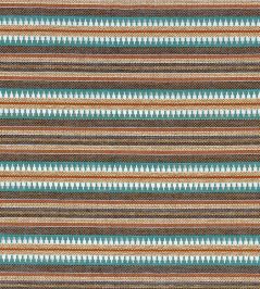 Serapes Fabric by Casamance Turquoise Marine Serapes Fabric by Casamance Turquoise Marine