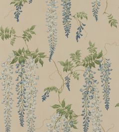 Seraphina Wallpaper by Colefax and Fowler Blue/Green Seraphina Wallpaper by Colefax and Fowler Blue/Green