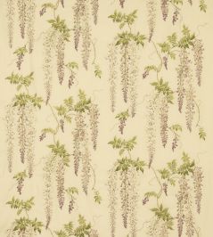 Seraphina Linen Fabric by Colefax and Fowler Lilac/Leaf Seraphina Linen Fabric by Colefax and Fowler Lilac/Leaf