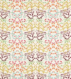 Serpenti Fabric by Harlequin Bleached Coral / Paprika / Positano / Azul Serpenti Fabric by Harlequin Bleached Coral / Paprika / Positano / Azul