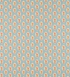 Sessile Leaf Fabric by Sanderson Blue Clay Sessile Leaf Fabric by Sanderson Blue Clay
