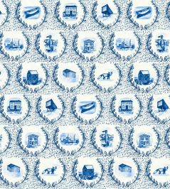 Set The Scene Wallpaper by Christopher Farr Cloth Cobalt Set The Scene Wallpaper by Christopher Farr Cloth Cobalt