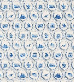 Set The Scene Fabric by Christopher Farr Cloth Royal Blue Set The Scene Fabric by Christopher Farr Cloth Royal Blue