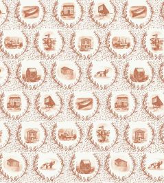 Set The Scene Wallpaper by Christopher Farr Cloth Rust Set The Scene Wallpaper by Christopher Farr Cloth Rust