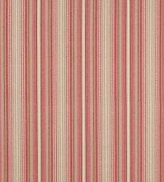 Seville Stripe Fabric by Jane Churchill Red/Pink Seville Stripe Fabric by Jane Churchill Red/Pink