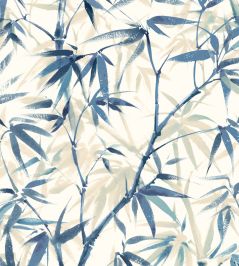 Shadow Bamboo Wallpaper by Ohpopsi Sapphire Shadow Bamboo Wallpaper by Ohpopsi Sapphire