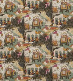 Shalimar Fabric by GP & J Baker Aqua Shalimar Fabric by GP & J Baker Aqua