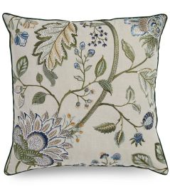 Shalimar Cushion 55 x 55cm by James Hare Blue/Green Shalimar Cushion 55 x 55cm by James Hare Blue/Green
