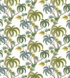 Shalimar Fabric by Osborne & Little Olive Shalimar Fabric by Osborne & Little Olive