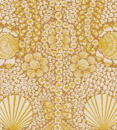 Shell Grotto Wallpaper by Fermoie Yellow Shell Grotto Wallpaper by Fermoie Yellow