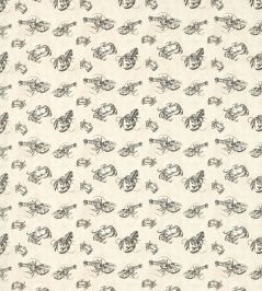 Shellfish Fabric by Studio G Charcoal Shellfish Fabric by Studio G Charcoal