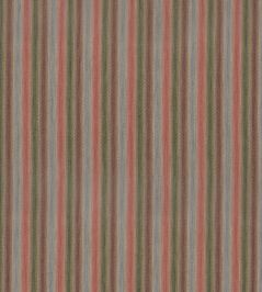 Shepton Stripe Fabric by Mulberry Home Plum/Green Shepton Stripe Fabric by Mulberry Home Plum/Green