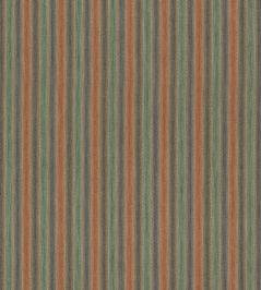 Shepton Stripe Fabric by Mulberry Home Teal/Spice Shepton Stripe Fabric by Mulberry Home Teal/Spice