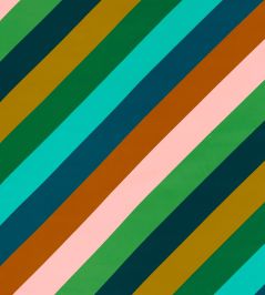 Sherbet Stripe Fabric by Harlequin Emerald/Amber/Rose Sherbet Stripe Fabric by Harlequin Emerald/Amber/Rose