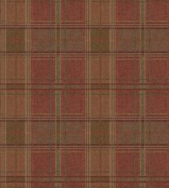 Shetland Plaid Wallpaper by Mulberry Home Russet Shetland Plaid Wallpaper by Mulberry Home Russet