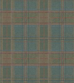 Shetland Plaid Wallpaper by Mulberry Home Teal Shetland Plaid Wallpaper by Mulberry Home Teal